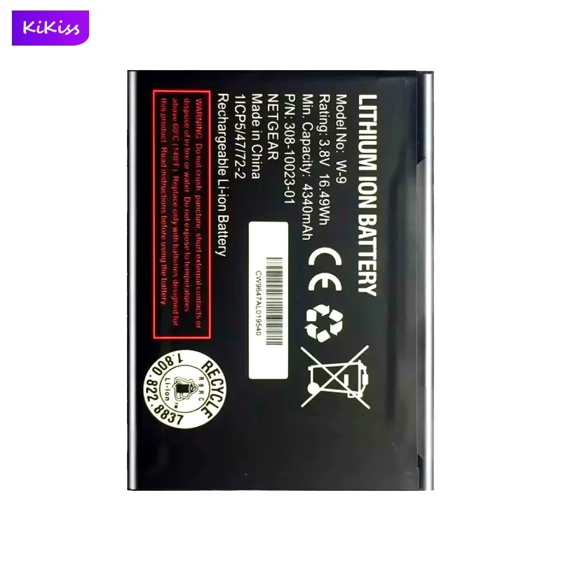 W-9 Router Battery For NETGEAR AirCard AC810S AC815 For Verizon 4340mAh Real Capacity