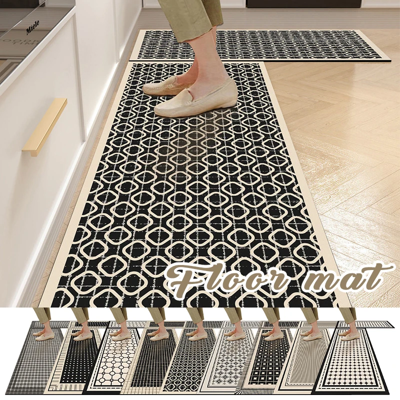 

Diatomite Kitchen Floor Rug Anti-Slip Oil-Proof Water-Carpet, Dirt-Resistant And Waterproof Door Mat For Home Decoration Senior