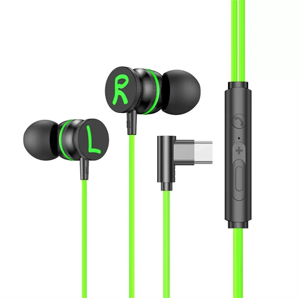 Consumer Electronics Computer Gaming L Jack Music Type C In Ear Earphone Wired Earphone Stereo Headset Wired Earbuds