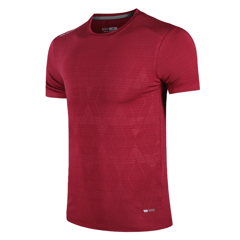 

Breathable Elasticity Shirts Running Outdoor Jogging Traveling Basic Sports Tees Plaid Print Breathable Gym Sports Tee