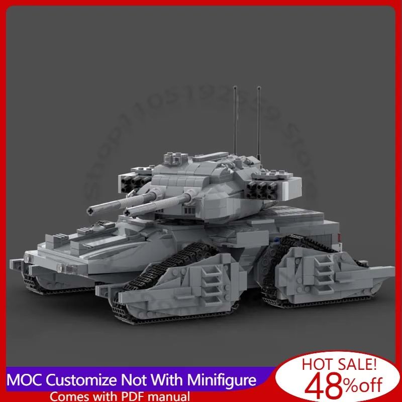 

1381 PCS Star Battle futuristic tank MOC Customize Modular Building Block Technology Brick Popular Kids DIY Assembly Toy Gift