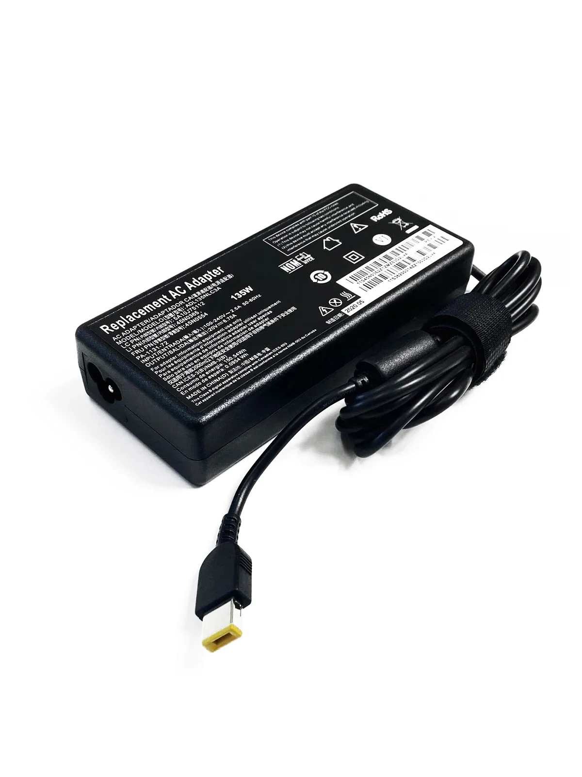 Imagem -04 - Carregador Adaptador ac Portátil 20v 6.75a 135w para Lenovo 72015ikb Adl135nl3a Adl135ndc3a Adl135ncc3a