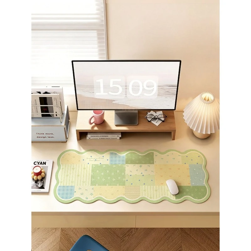 Cartoon mouse pad oversized girl cute office table pad large game office learning desktop keyboard pad