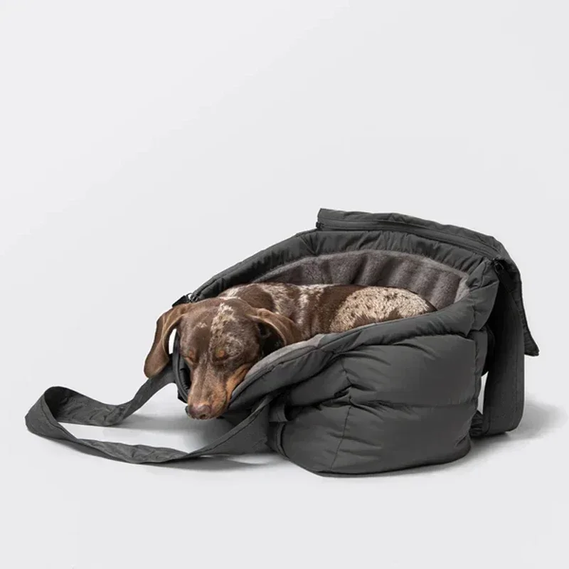 Pet Accessories, Portable Outdoor Pet Winter Warm Quilted Air Travel Dog Cat Bag