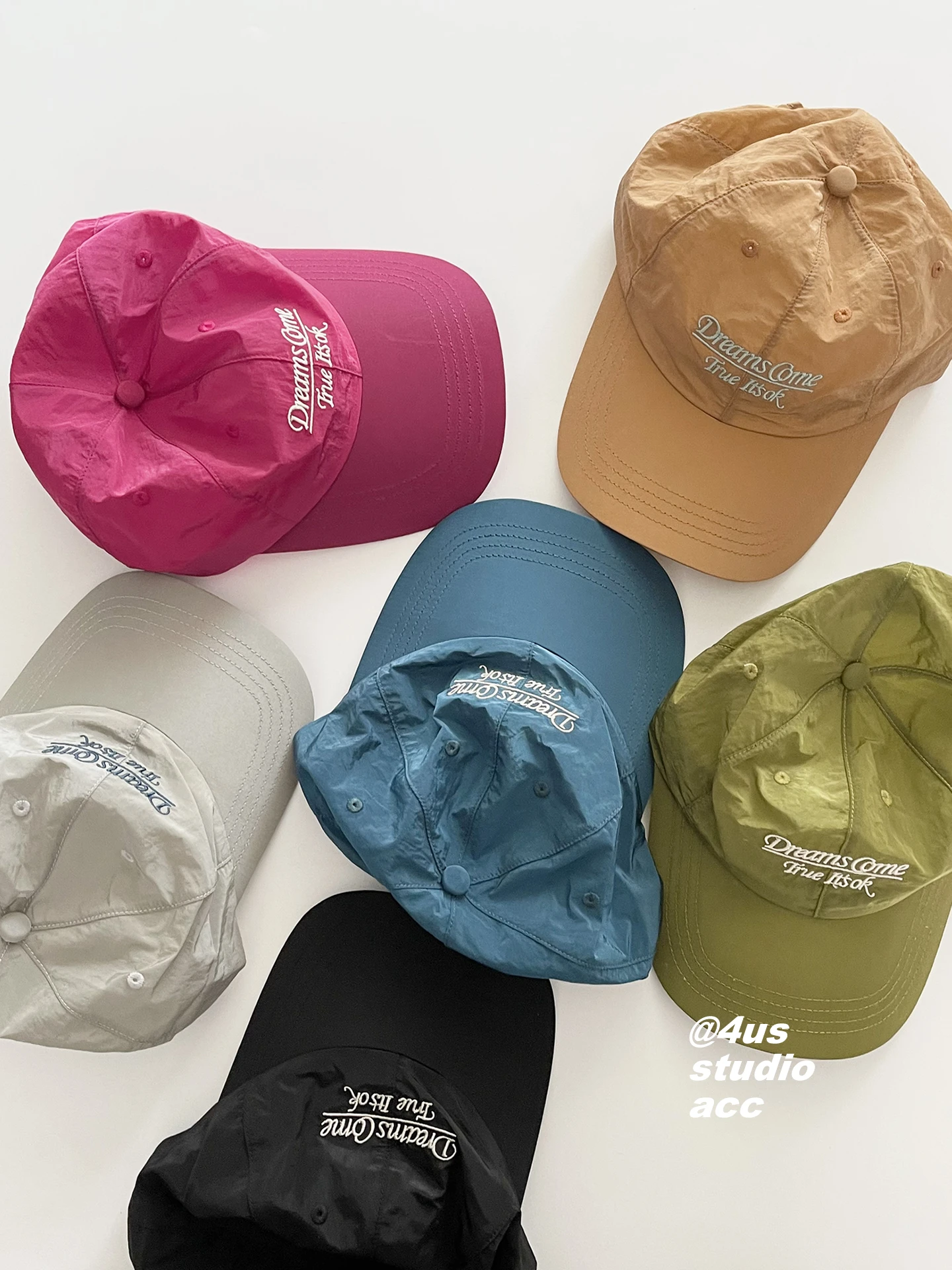 

Summer breathable outdoor sunshade cap female embroidered letters couple trendy baseball cap shows small face
