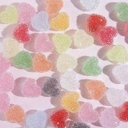 ST32 Niche Sugar Heart Beaded DIY Handmade Girl Earrings Exquisite Jewelry Bead Bracelet Necklace Accessories Trend Materials