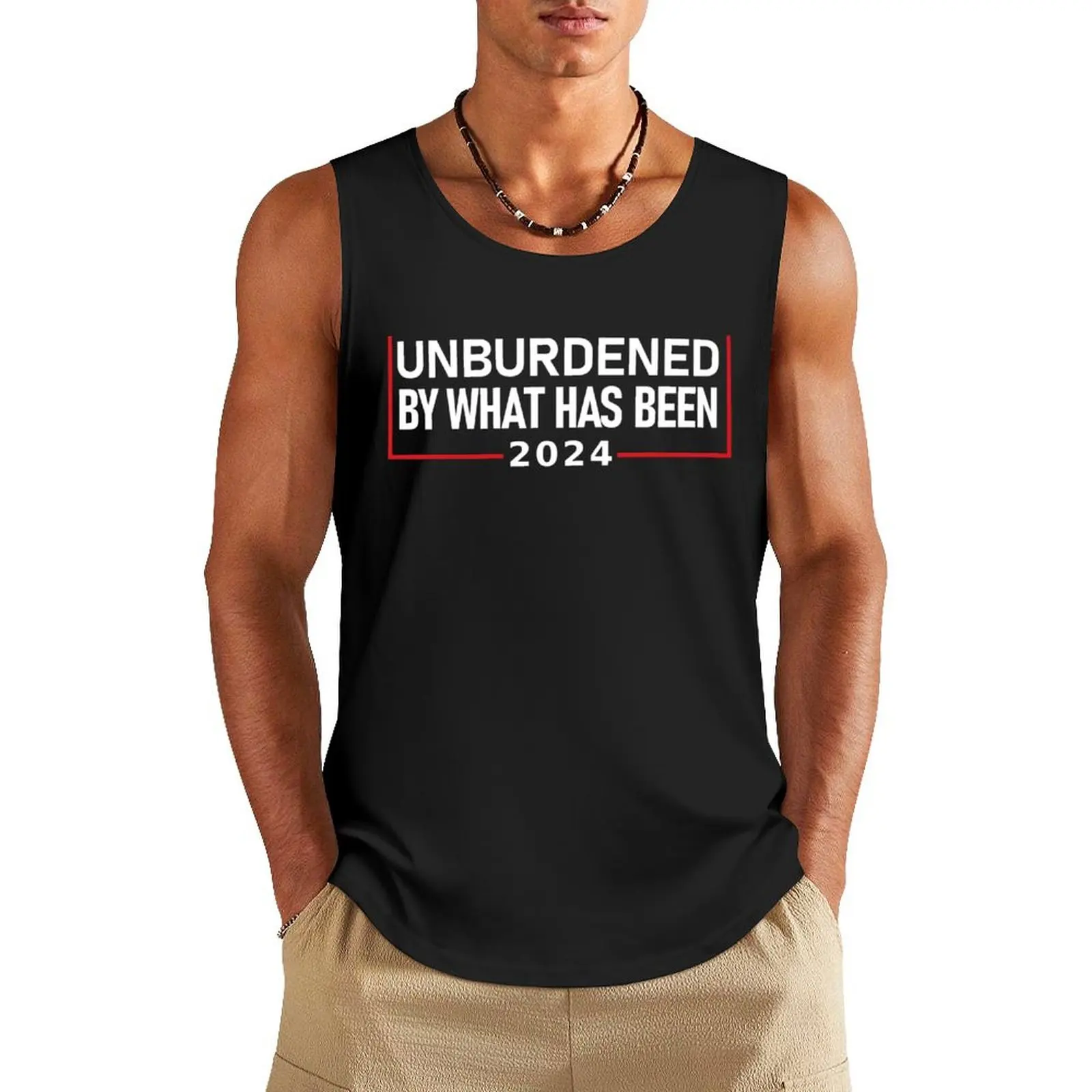 UNBURDENED BY WHAT HAS BEEN Tank Top Gym wear summer Men's tops vest men