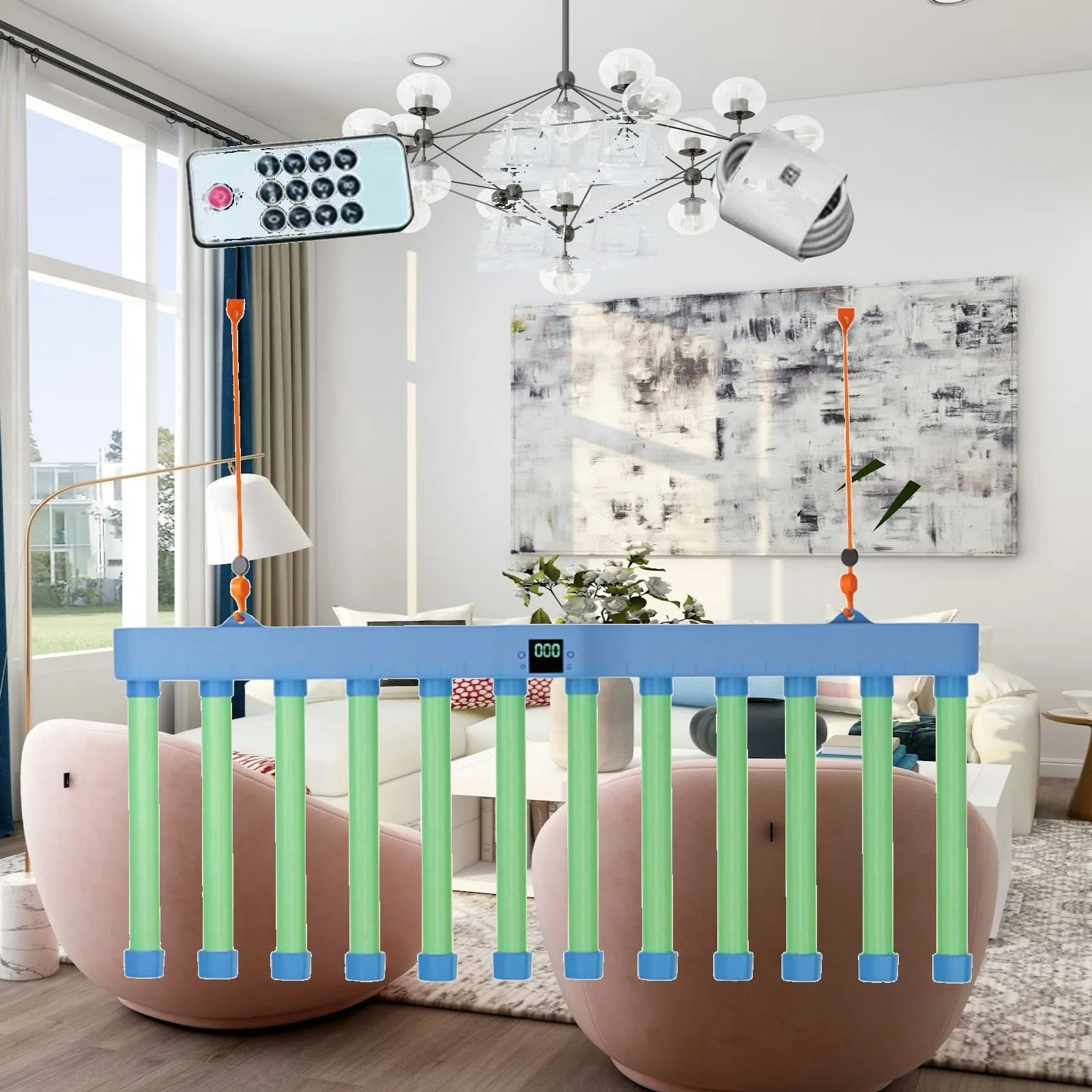 Sensory Toys for Children Catching Sticks Game Adjustable Reaction Speed Training for Home or School
