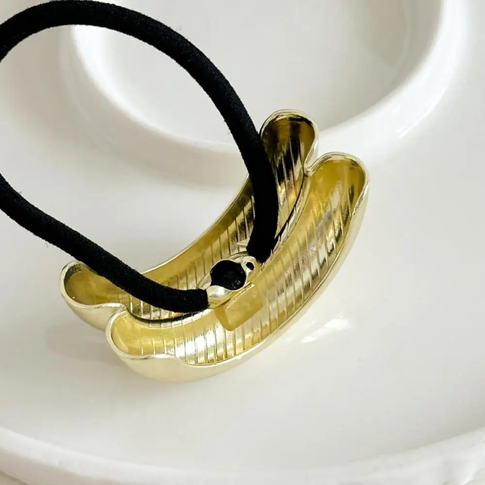 

Double-Layer Alloy Hair Ring Metal Irregular Hair Rope Golden Color Decor Hair Band Sweet Hair Accessories Fashion Bands