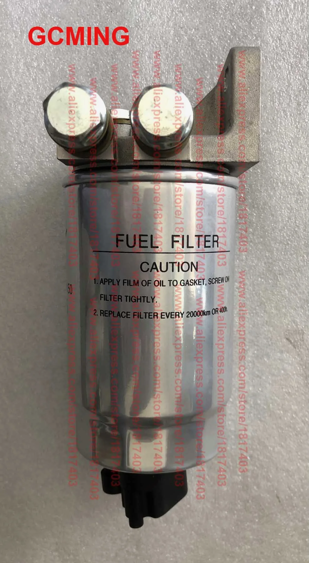 Changfa 10103075800380 Hydraulic fluid filter assembly + 10103075050150 Fuel filter assembly , Changfa CF Apollo Tractor Parts