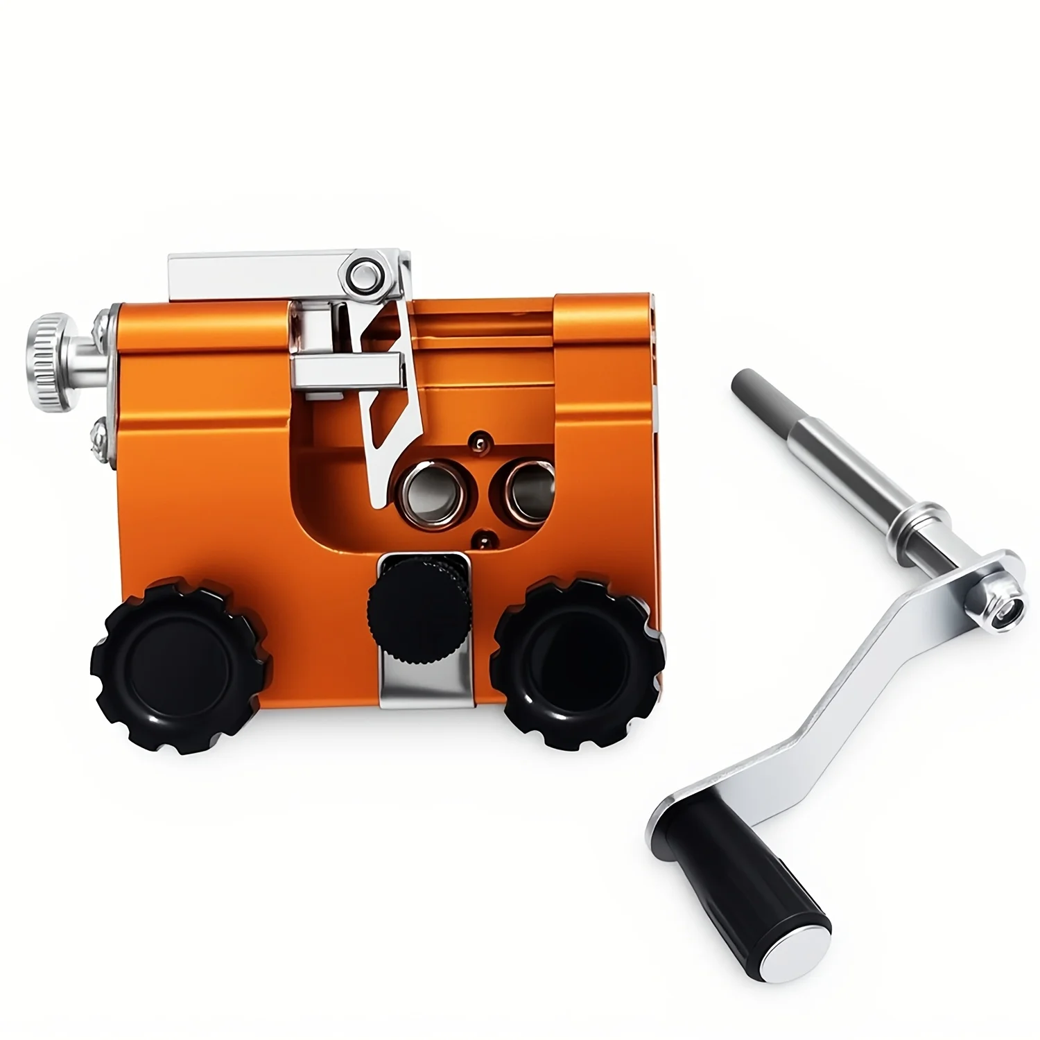 1Pc Portable Chainsaw Sharpener Kit - Hand Crank/Electric, All Chainsaws Fit, Fast Sharpening