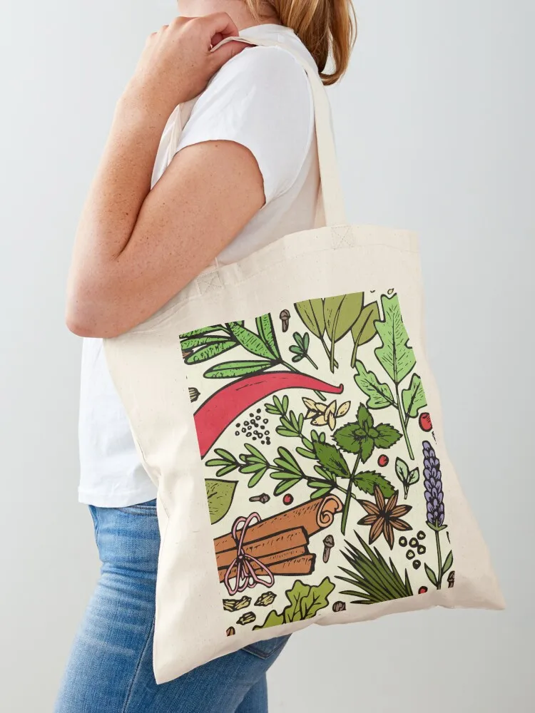 

Spices of india - I love spices Tote Bag Canvas stote bag Women's bags shoping bag