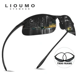 LIOUMO 2026 Ultralight Outdoor Sports Sunglasses Polarized Men TR90 Frame Glasses For Men Fishing Cycling Goggles zonnebril