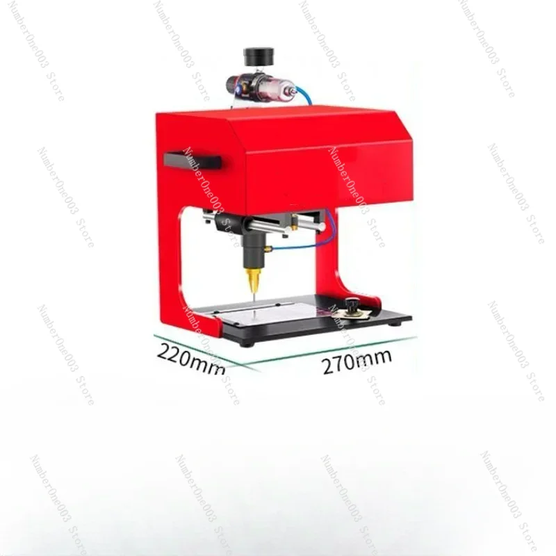 

300W Pneumatic Electric Marking Machine 300w Desktop Nameplate Car Identification Plate Metal Parts Engraving Machine