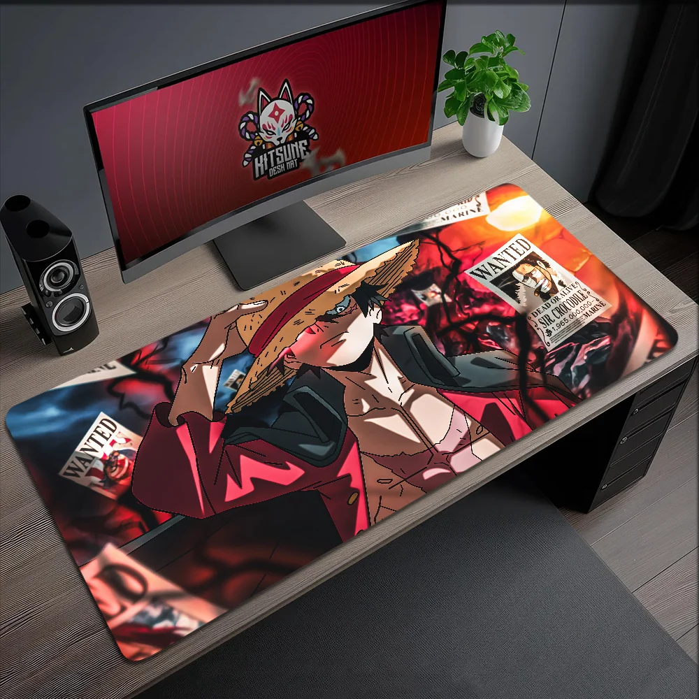 Mouse Pad ONE Non-slip Lockedge Office Student Gaming Thickened P-PIECE Funny Anime Large Adventure Writing Cushion MousePad