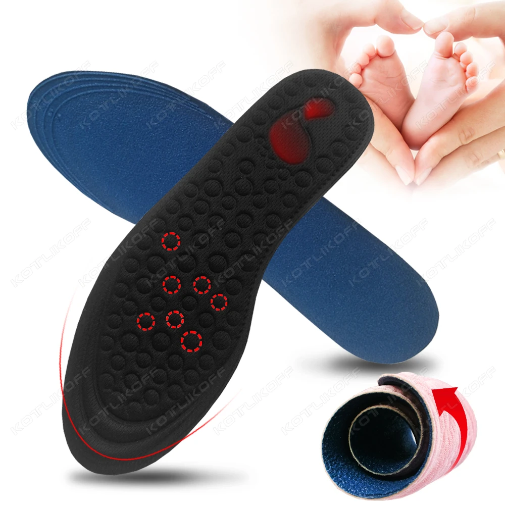 Picture 5: 2 PCS Kids' Memory Foam Insoles Breathable Deodorize Children's Sports Insoles Sweat Absorbent Soft for Running Sneaker Insoles