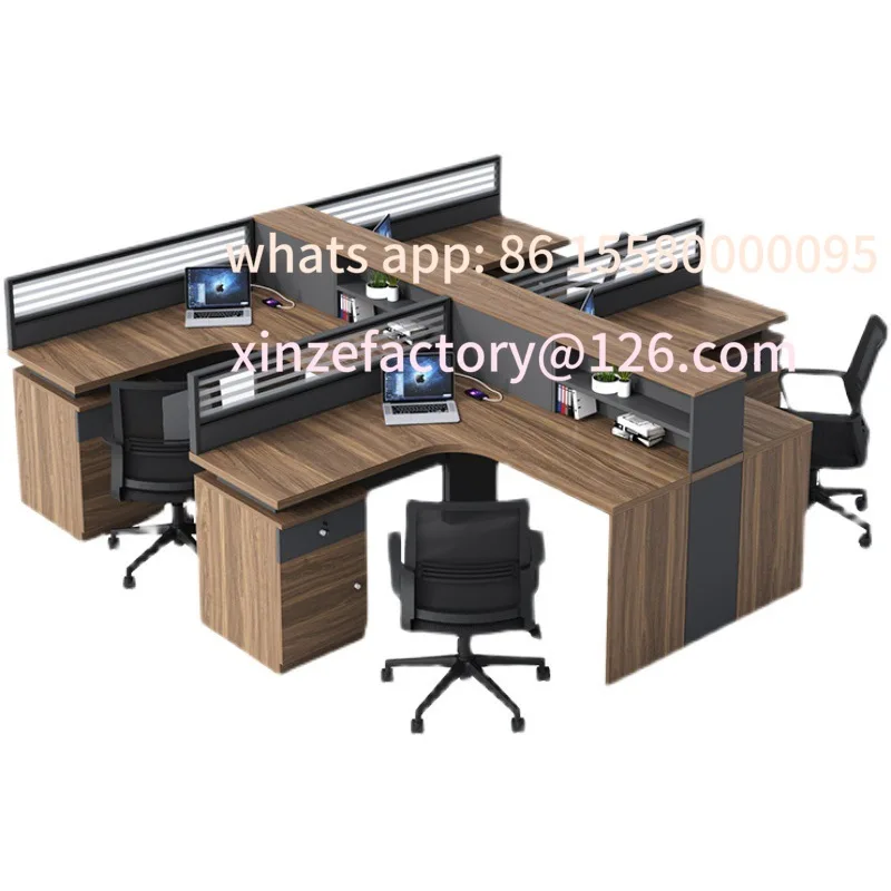 

Customizable staff desk and chair combination