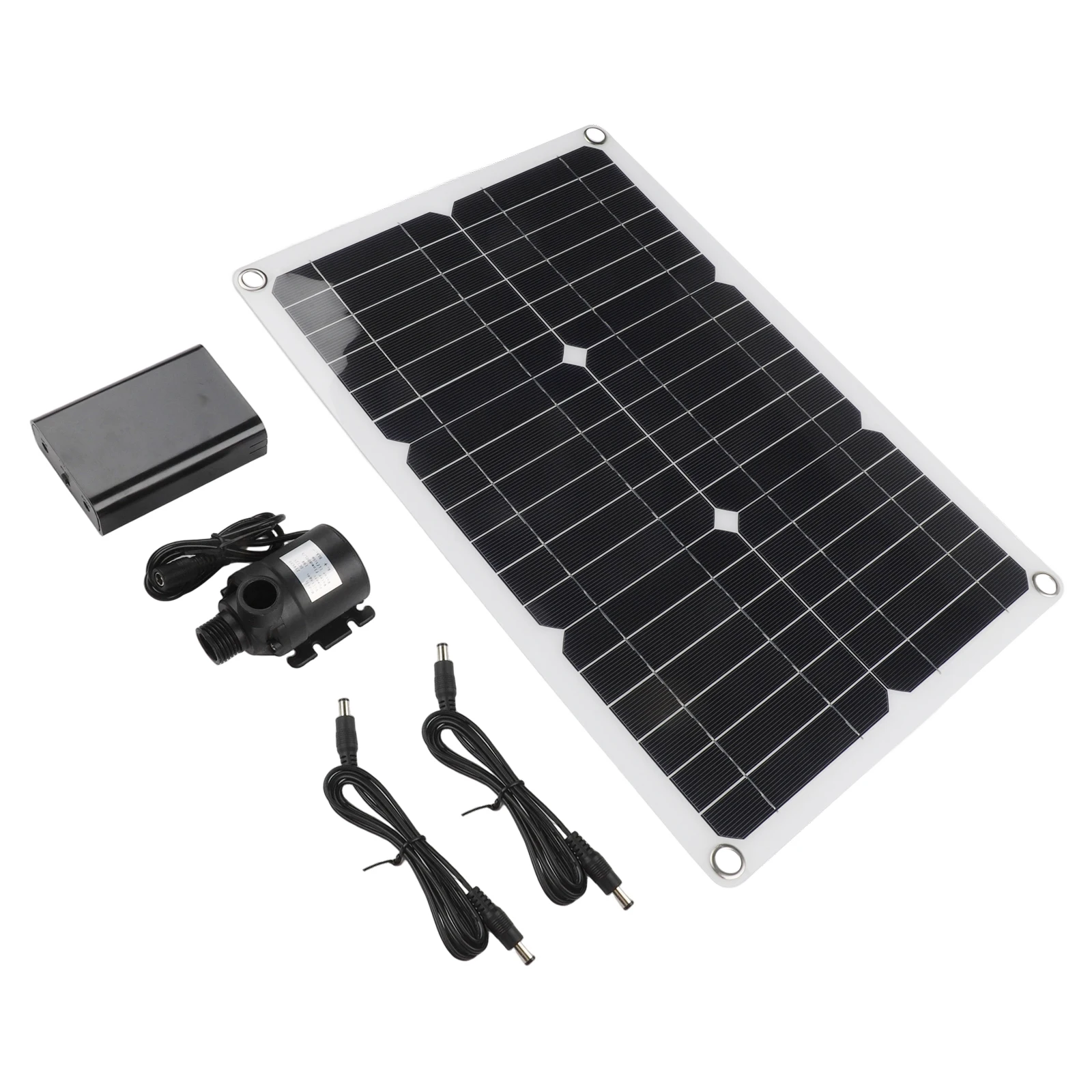 Fountain Pump Brushless Water Pump Outdoor Water Features 20W Solar Panel Easy Installation Low Noise Operation