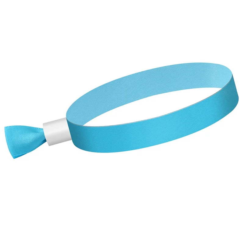 APPLIA-100 Pcs Cloth Event Wristbands Colored Wrist Bands For Events, For Lightweight Concert Wrist Strap (Red)