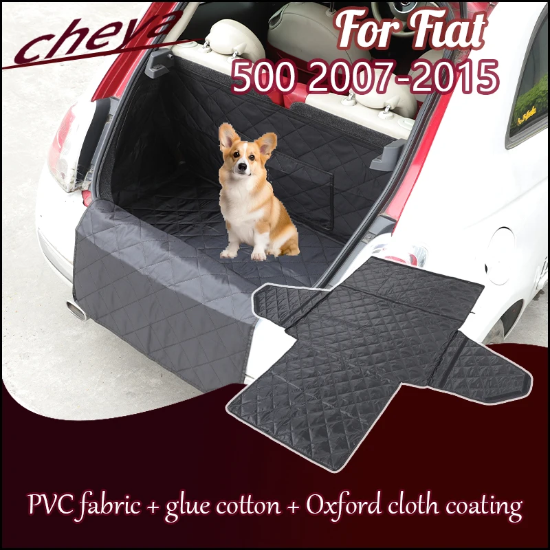 

For Fiat 500 2007-2015 Dog Car Seat Cover Pet Travel Dog Carrier Car Trunk Anti-dirty pad Mat Cargo Liner Interior accessories