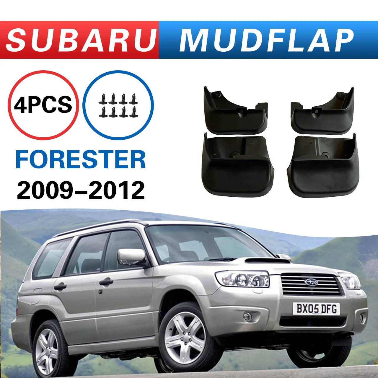 

For 09 SUBARU Forester mudguards, Foreste car supplies, tire modification parts