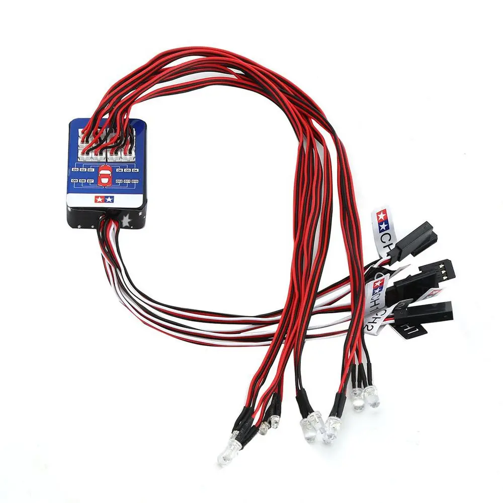 1:10 RC Auto Simulatie Flash RC Accessoires 4 Kleuren Verlichting 12 LED Verlichtingsset