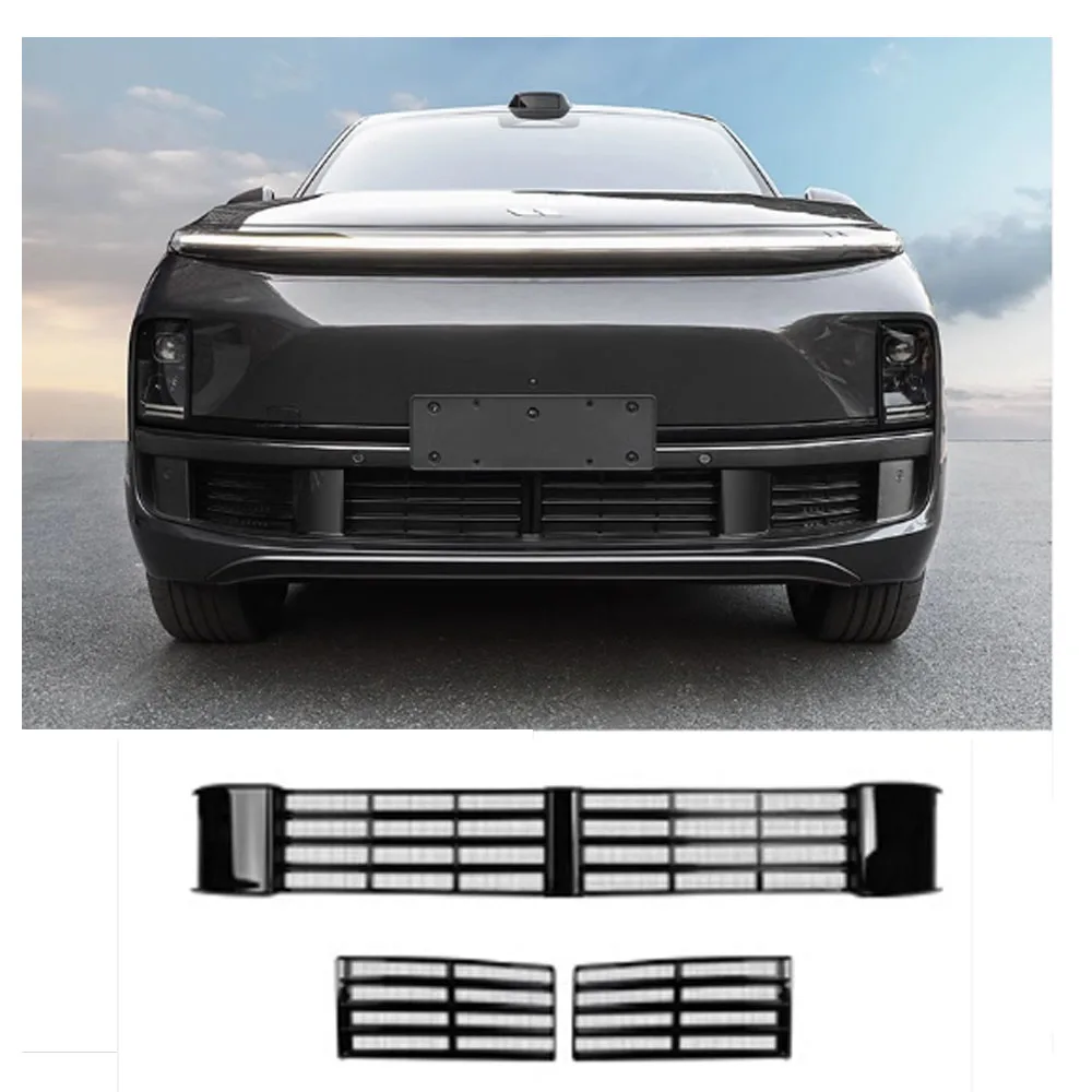 High-quality three-piece auto parts set for LI LIXIANG L7/L8/L9 front grille insect-proof net dust-proof box net 2022-2023