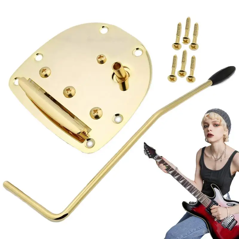 

Tremolo Bridge For Electric Guitars Electric Guitar Bridge Zinc Alloy String Instrument Parts Vintage Tailpiece Replacement For