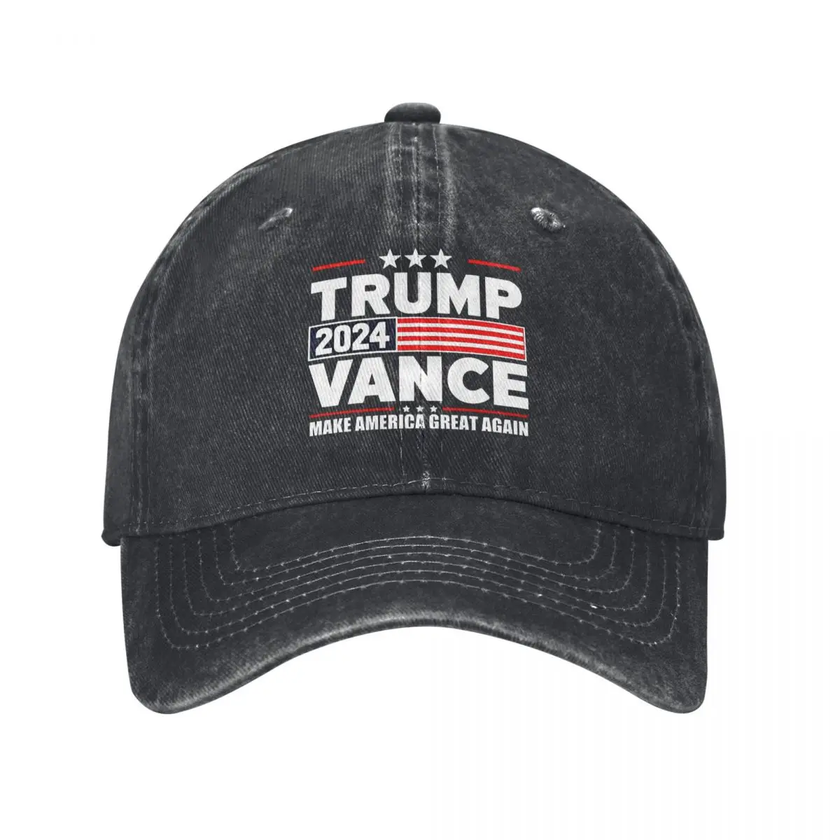 Baseball Cap Trump Vance 2024 Stuff for Men Women Vintage Distressed Denim Trump Vice President Snapback Cap Adjustable