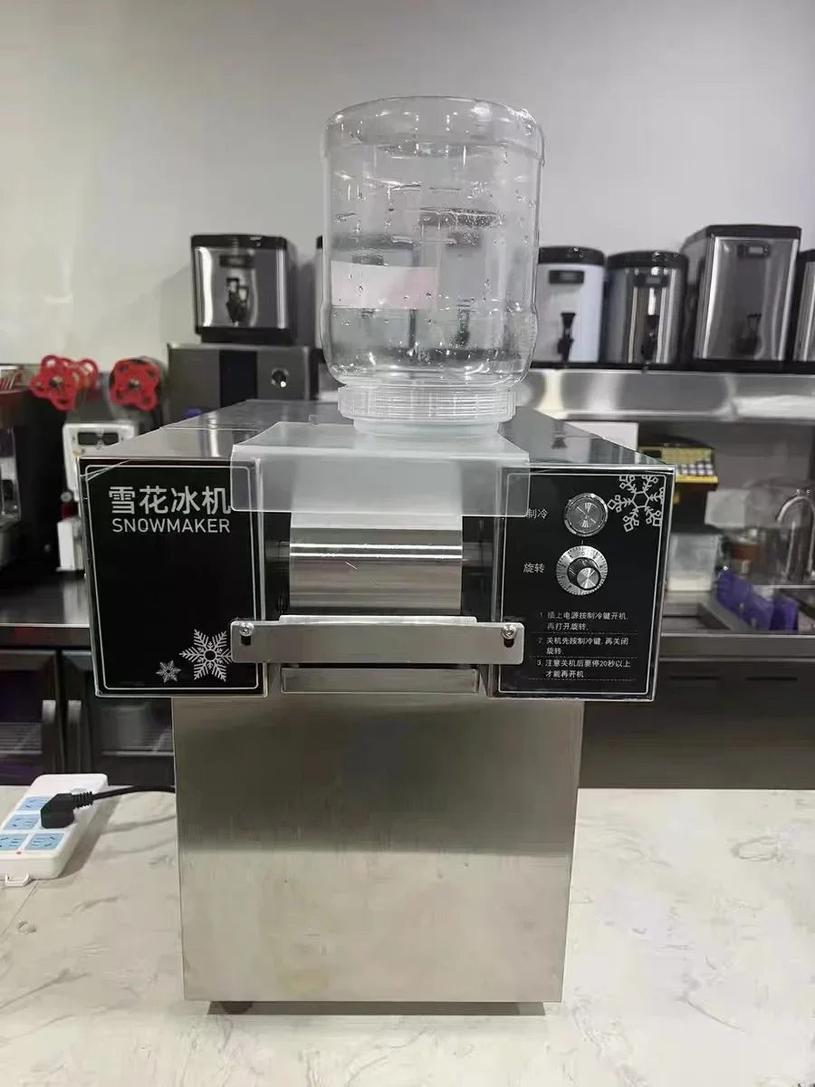 Shaver Machine Snowflake Ice MachineL # For Commercial Korea Bingsu Machine 160kg/24H Air Cooling Snow Ice Maker