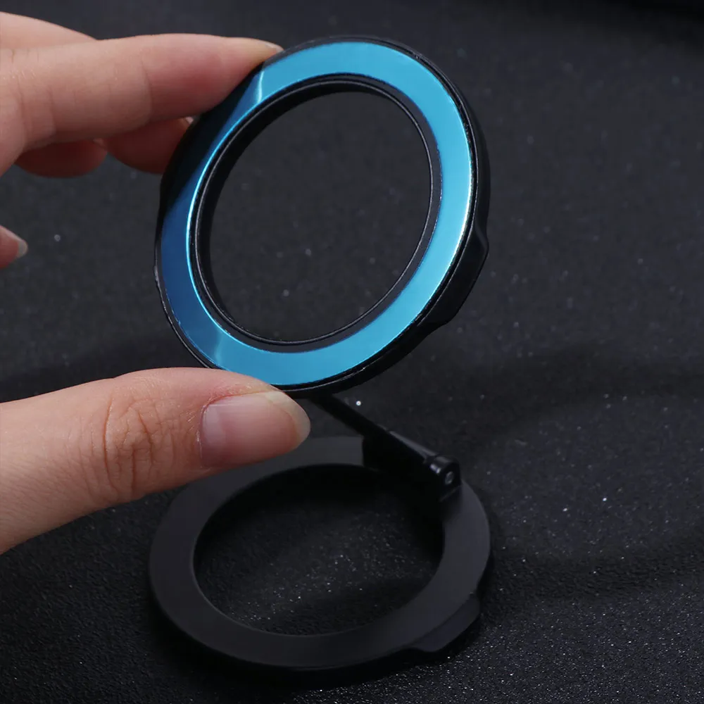 

360 Rotating Navigation Car Mobile Phone Stand Removable Telescoping Magnetic Car Dashboard Anti-Shake Double-Sided