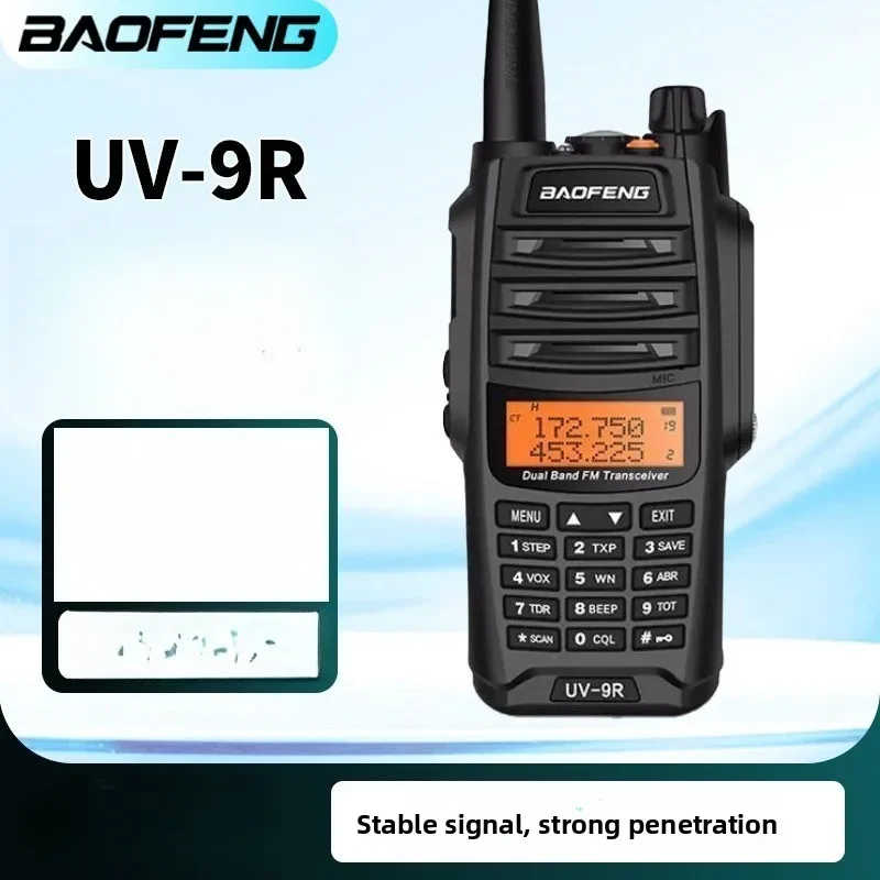 Durable UV9R Waterproof Walkie-talkie Self-driving Tour Marine Civilian Double-stage Double-stage Frequency Modulation High Powe
