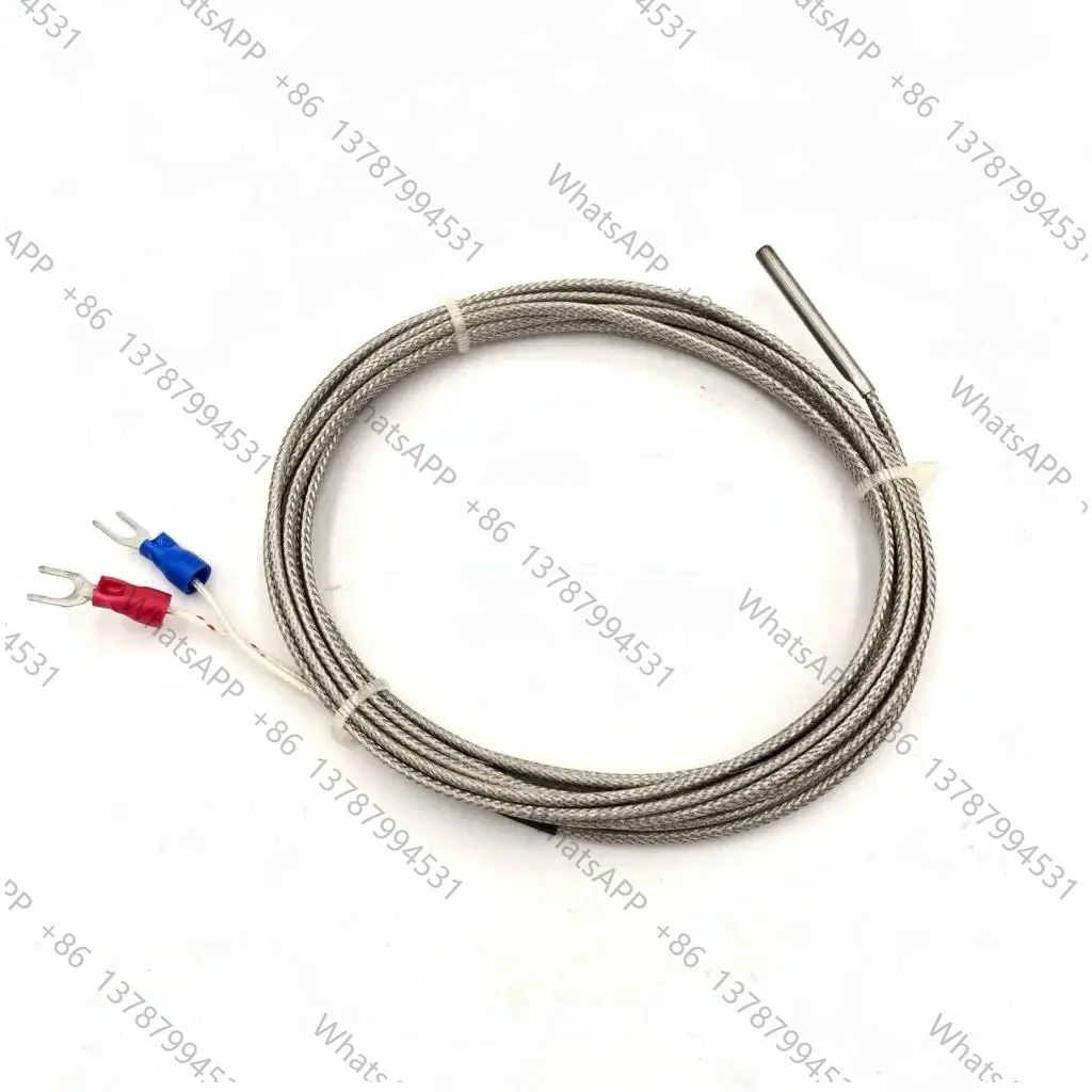 K Type E Type 3x30mm Thermocouple Temperature Controller Sensor Probe 0-600C 0-400C Cable Wire 0.5 1 1.5 2 2.5 3 4 5 10Meter