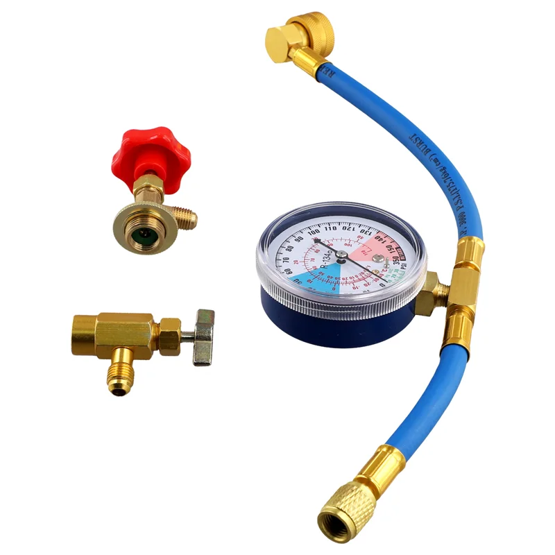 【NEW】R134A Set Freon Filling Equipment Adapter Air Conditioning Manometer Air Conditioner Repair Valves Air Conditioner