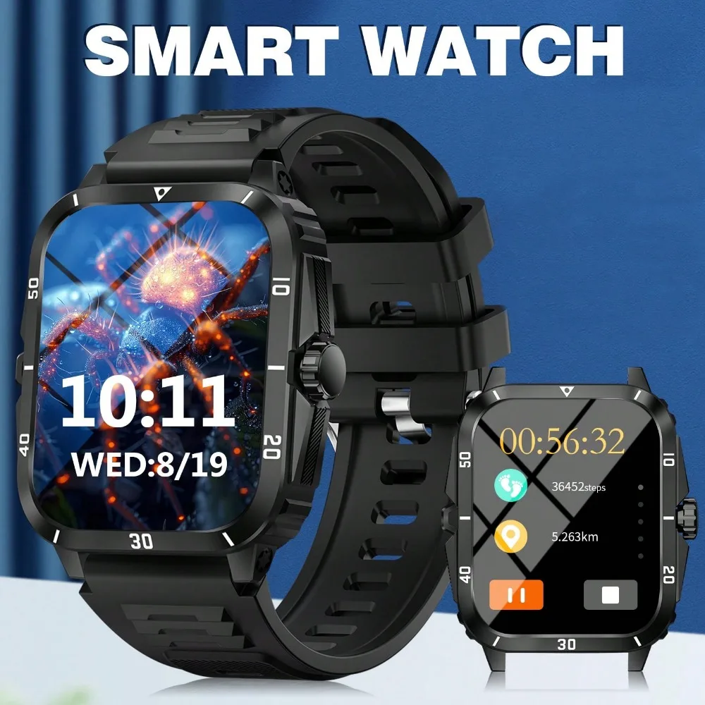 

Smart Watches for Women Men,HD Full Touch Screen Sports Smart Watch,Multi-Function Sports Smart Watch with Android&IOS