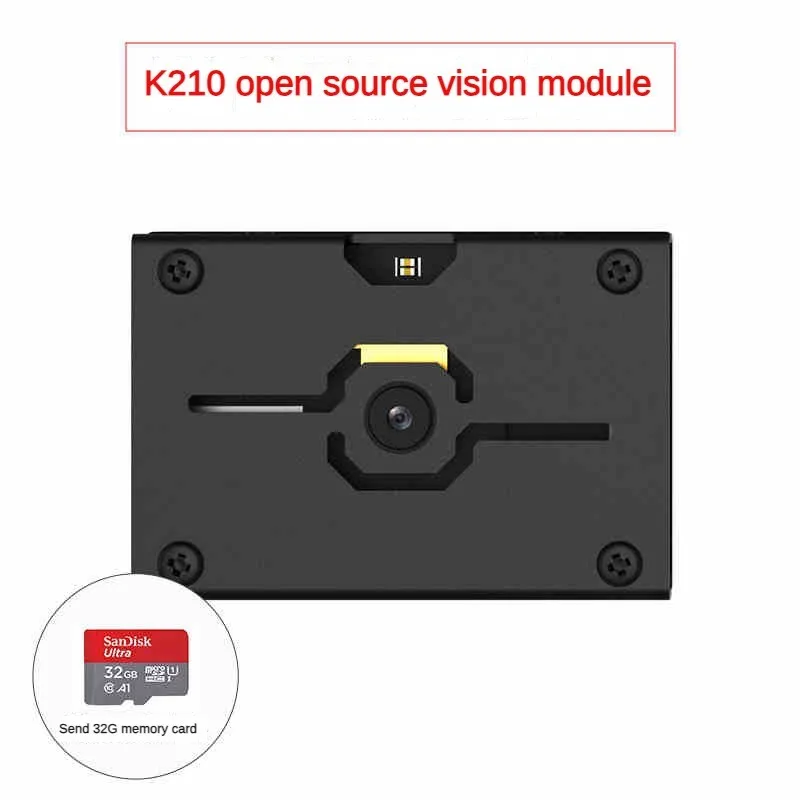 WonderMV K210 Visuelles Modul, Vision-Erkennungsmodul, Smart-Kamera, Python-Entwicklungsplatine, programmierbarer Canmv-Sensor für Roboter