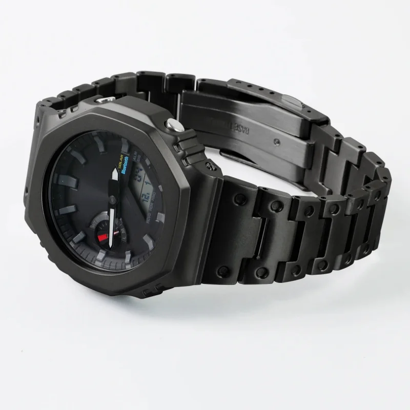 

For Casio ak GA-2100 GA-2110 GA-B2100 Farm Oak Mod Case bracelet DIY Accessories Tool Titanium Alloy Strap+Case Metal Kit