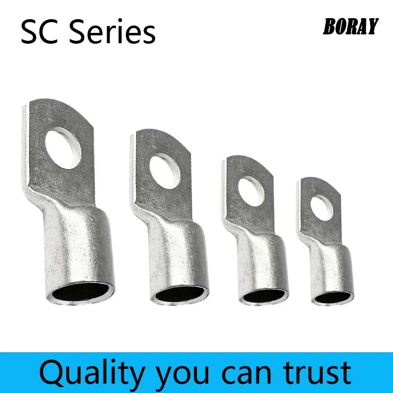 1PC SC400-12-SC630-20 Professional SC Type Copper Terminal Bare Battery Block Lugs Hole ID Crimp Connector