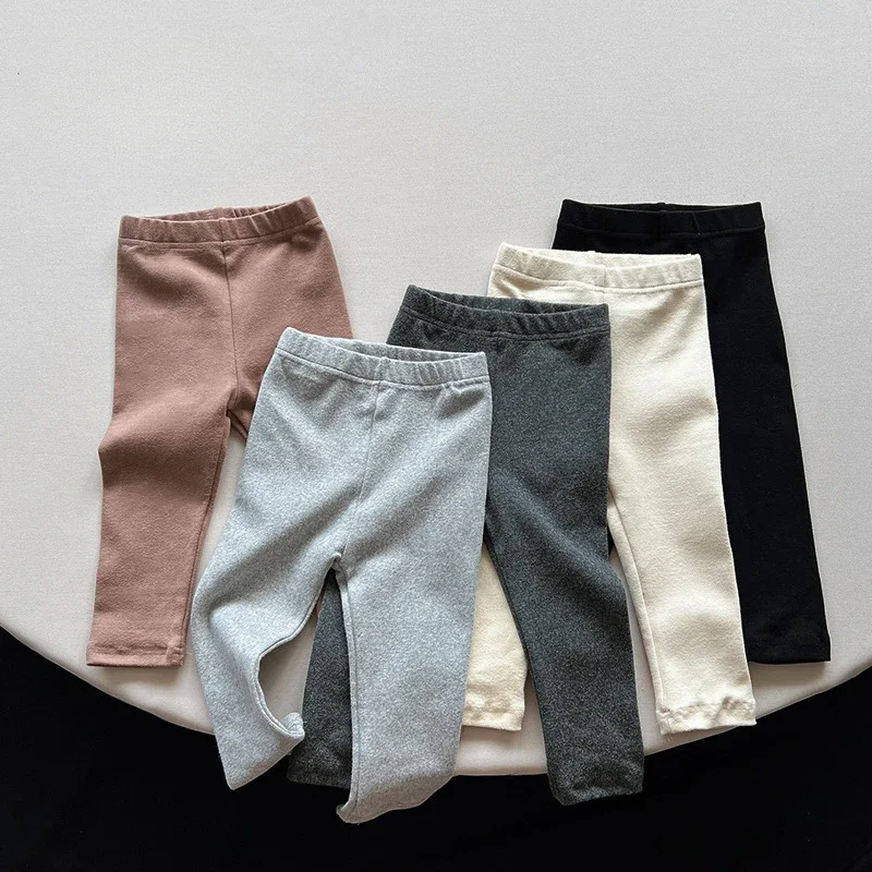 

Kids Pants 2024 New Autumn Fashion Korean Casual Home Wear Simple Style
