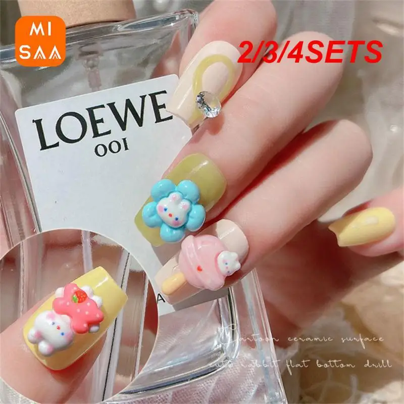 2/3/4SETS Ice Cream Nails 3d Durable Fashionable Highest Evaluation Charming Customer Favorite