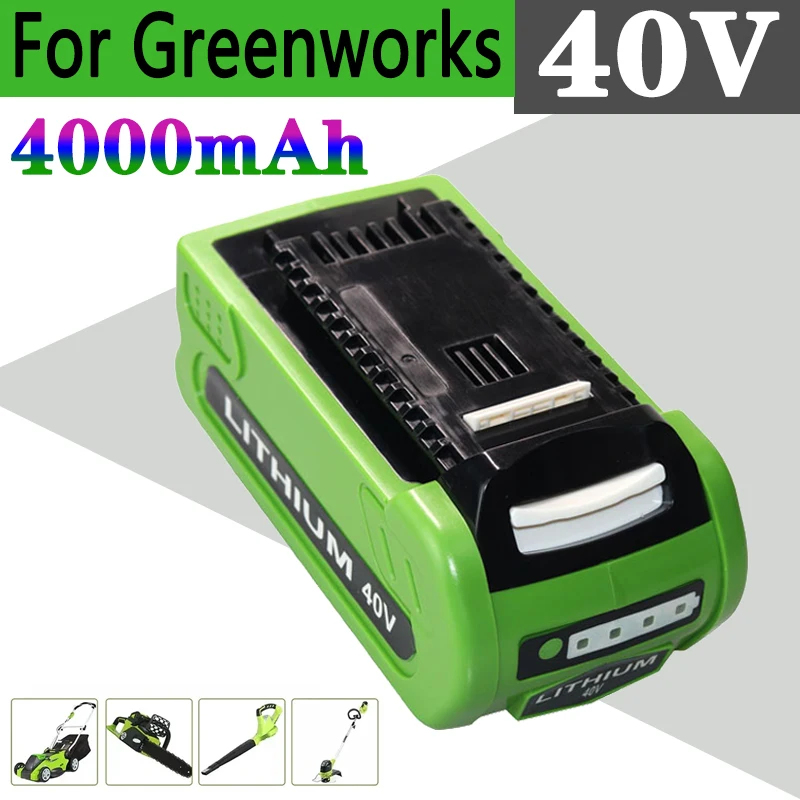 

40V 4000mAh Rechargeable Battery For Greenworks 40V cordless power tool 29252,22262, 25312, 25322, 20642, 22272, 27062, 21242