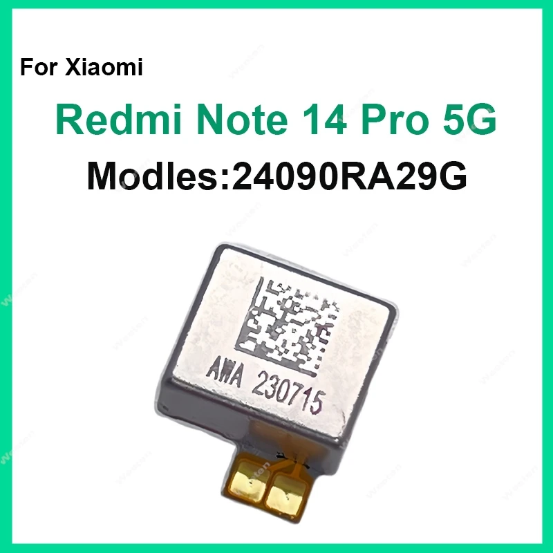 For Xiaomi Redmi Note 14 14Pro Global 4G 5G Turbo 3 4 Pro Vibration Motor Connectors with Cell Phone Assembly Repair Parts