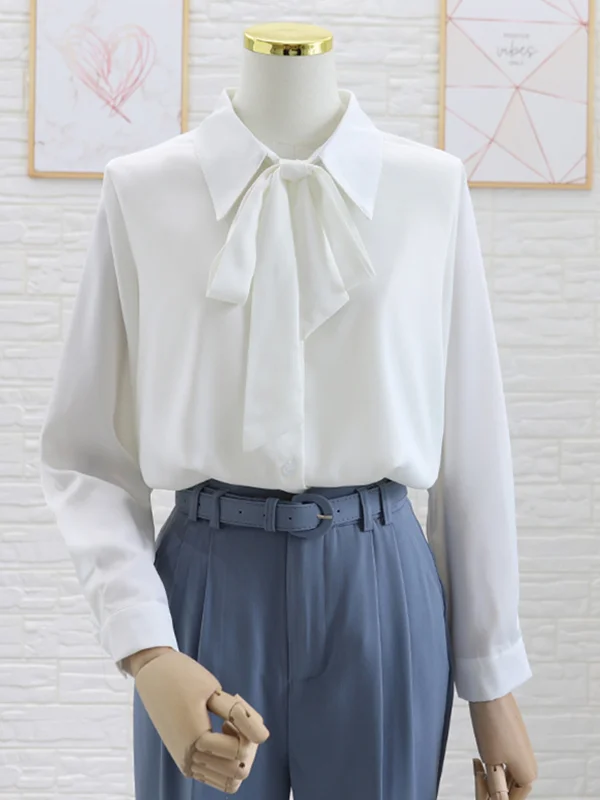 

Long Sleeve Shirts Womens Cotton Plaid Button Down Tops Sweet Feminine Retro French Style Youth Elegant College Spring Clothing