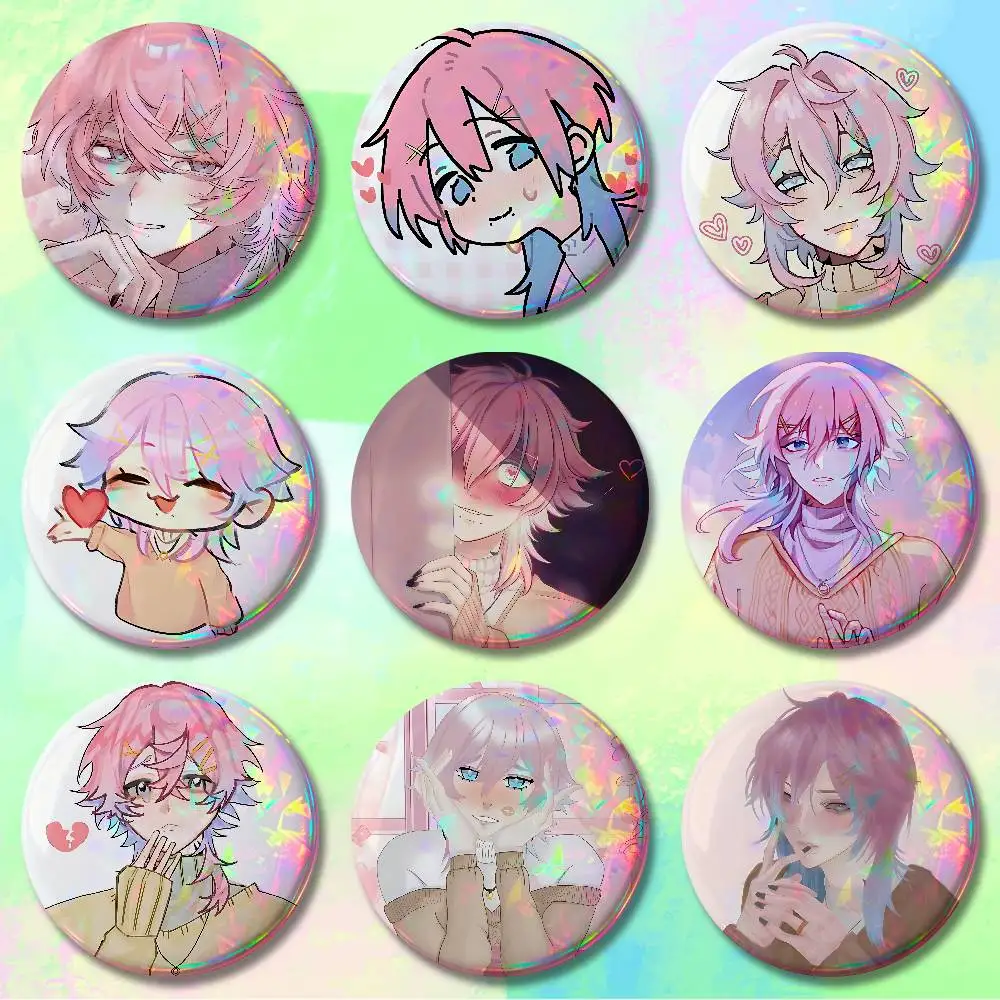 W-With You Ren 14 D-Days Insignia Badge Case For Decoration 44mm 32mm 58mm Round Tinplate Pin Brooch Gift