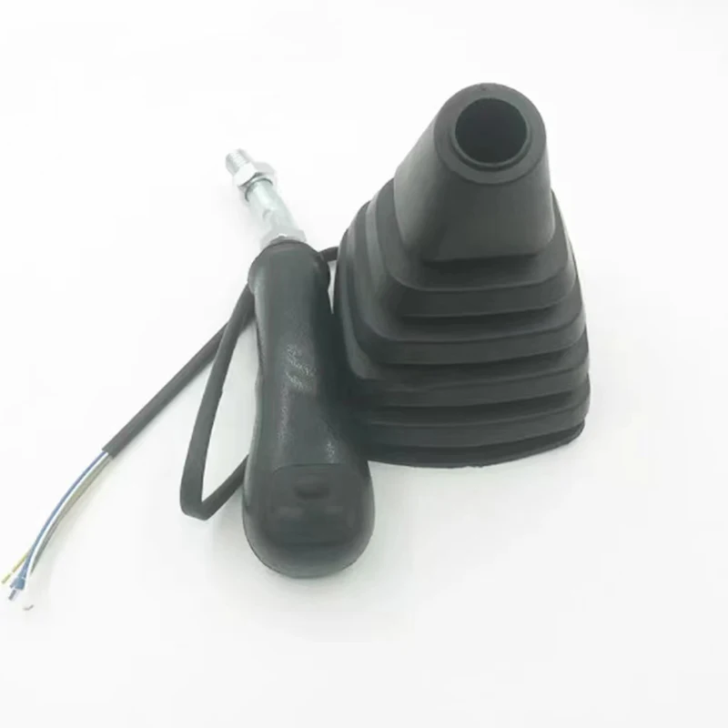 For Hyundai R60 80 150 210 215 225-7 Horn Weightlifting Handle Rubber Joystick DustCover-handle Quality excavator Accessories