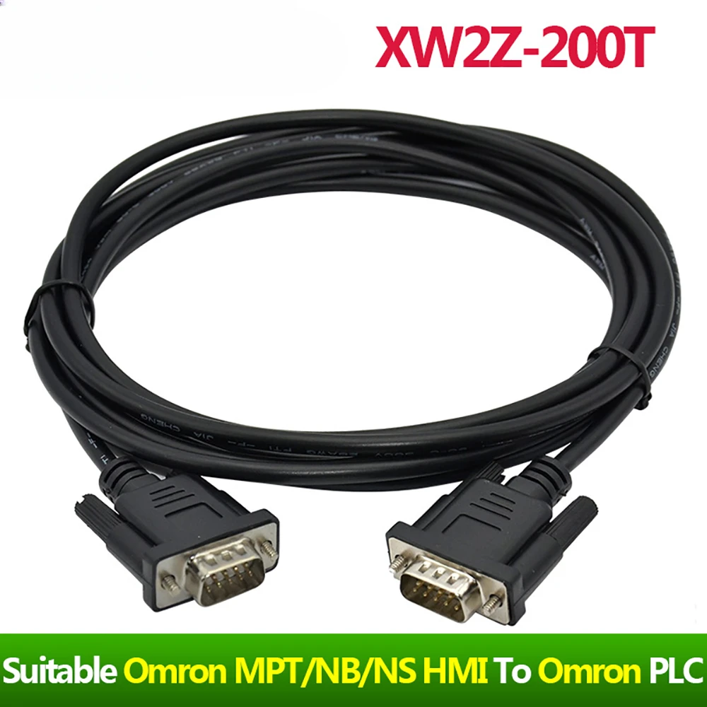 XW2Z-200T XW2Z-500T Подходит для Omron MPT5/NB/NS10/NT серии RS232 Порт HMI Сенсорная панель Подключение кабеля программирования ПЛК