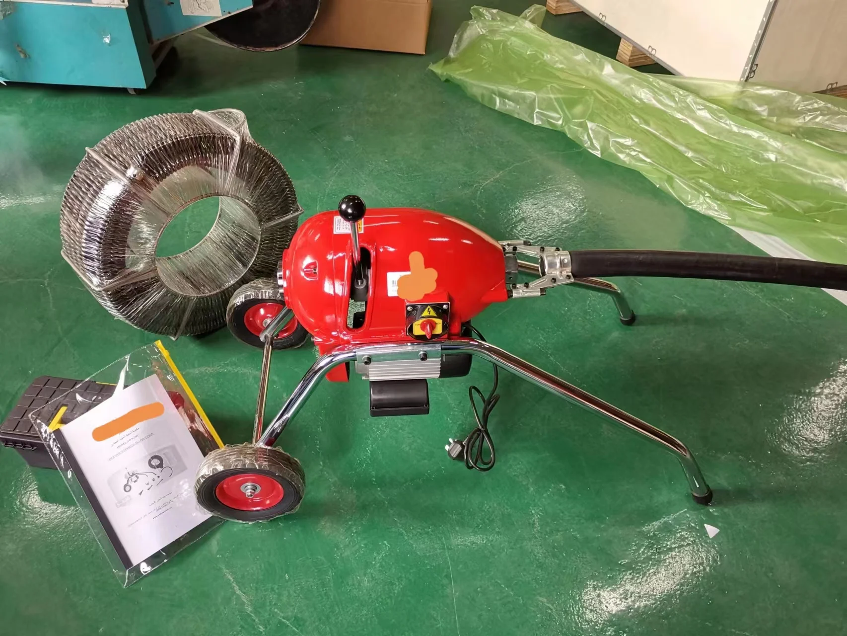 جديد GQ-200 معدات تنظيف خزان المياه الكهربائية عالية الجودة آلة تنظيف أنابيب الصرف MYT #5