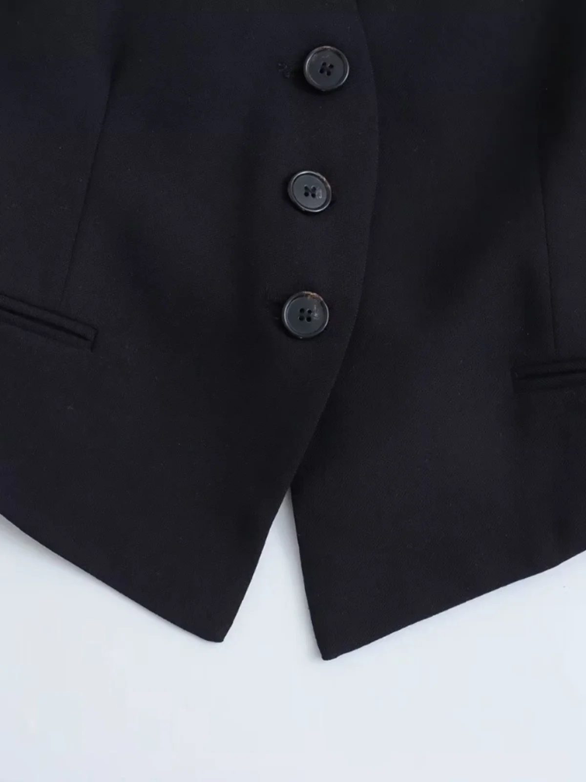 

Сексуальный женский жилет ort Fit, топ без рукавов, тонкий модный бал, универсальная основа, уличный жилет с v-образным вырезом и одной пуговицей