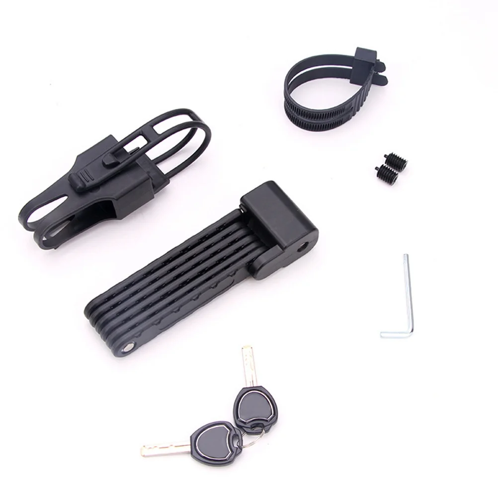 Universal Folding Steel Bike Lock Anti-Theft Combination Cable Lock for Road Bike Outdoor Cycling Security