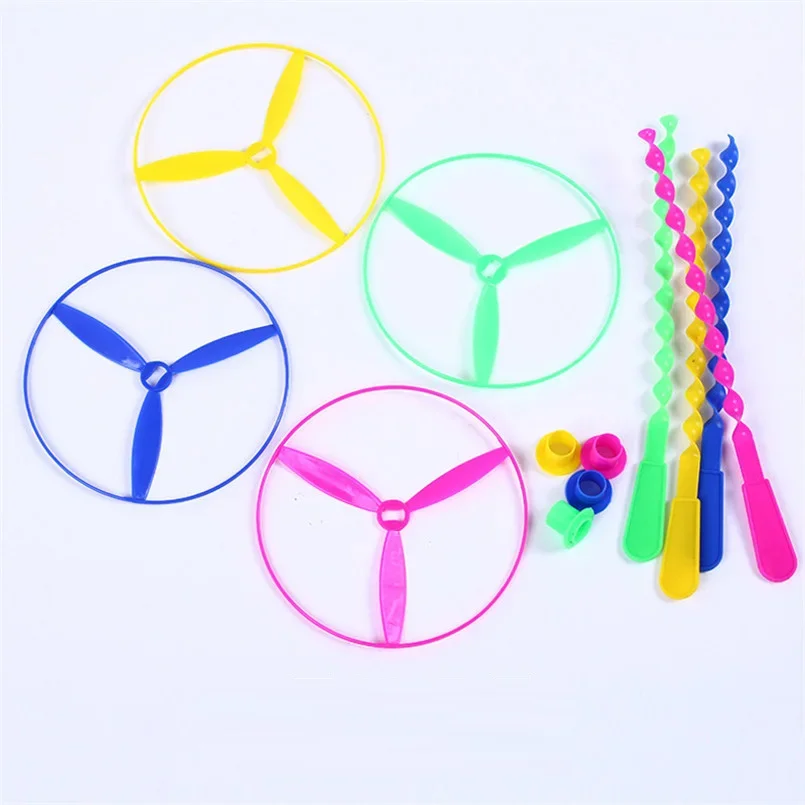 80PCS 어린이 야외 대나무 잠자리 비행 장난감 접시 안전 다채로운 어린이 교육 재미있는 스포츠 클래식 플라이 장난감 선물